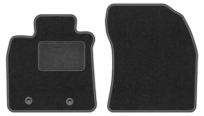Productafbeelding van Velours voormatten voor Toyota Avensis III T27 2009-2018 (stationwagen/liftback/sedan) – 2-delig, grafiet, op maat – Wielganizator LUX