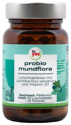 Produktbild von for you probio mundflora - Lutschtabletten