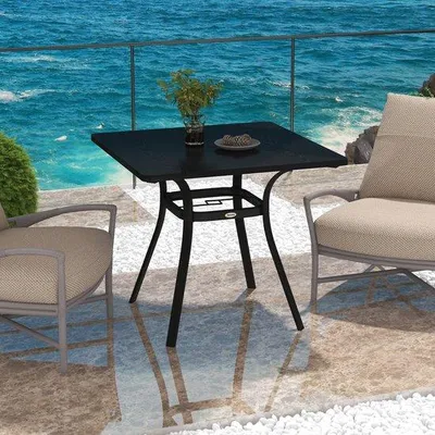 Immagine prodotto di Panchina da giardino - Struttura in acciaio - Panchina a 4 posti - Ombrellone - Colore nero