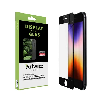 Produktbild von ARTWIZZ CurvedDisplay für iPhone SE (2022/2020) / 8 / 7 / 6S / 6 Schutzglas Displayschutz