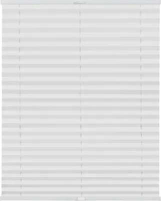 Produktbild von Lichtblick Plissee Klemmfix, ohne Bohren, verspannt, blickdicht - Weiß Weiß, 210 cm, 65 cm x 210 cm (B x L)