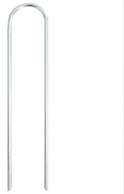 Zdjęcie produktu dla vidaXL Kotwa gruntowa 25 szt. Kształt U 20x3,5 cm Stal ocynkowana