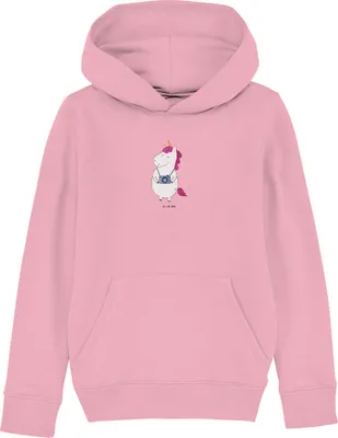 Produktbild von Mr. & Mrs. Panda Kinderpullover Einhorn Fotograf 5-6 Jahre (110/116) - Baumwolle Pink - Geschenk, Städtereise, Sweatshirt, Unicorn, Pulli, Einhörner, Pullover, Fotografie