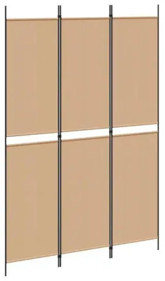 Zdjęcie produktu dla Podział przestrzeni, 3-częściowy - składany parawan - materiał - 150 x 220 cm - osłona i dekoracja - żółty