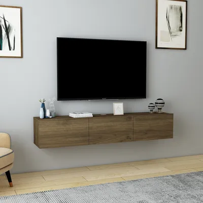 Produktbild von Skye Decor, Denby - Walnut, TV-Ständer, Nussbaum, 100% Spanplatte, 160 x 31,4 x 29,6 cm