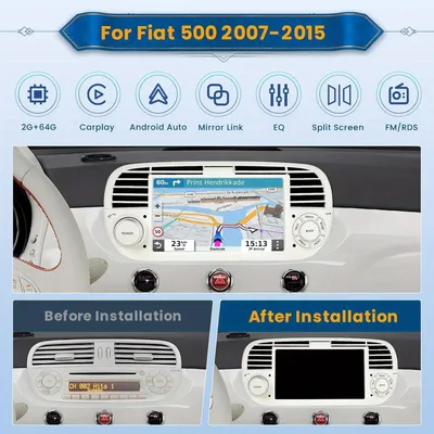 Immagine prodotto di Autoradio – Sistema multimediale per auto – Sistema di navigazione – Autoradio touchscreen – Audio Bluetooth
