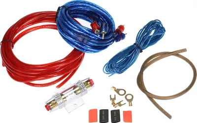 Zdjęcie produktu dla zestaw instalacyjny wzmacniacza do subwoofera car audio o mocy 1200 W Zestaw okablowania AMP Uchwyt na przewód Przewód