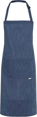 Immagine prodotto di Karlowsky LS11 | Grembiule pettorina Carlo - 70 x 90 cm - Lavabile fino a 40°C - Colore: Navy (circa Pantone 2767C) - Dimensioni: 70 x 90 cm