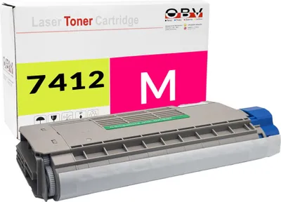 Produktbild von OKI ES7412 kompatibler Toner Magenta - ES7412 ES7412dn