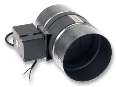Produktbild von Zuluftklappe elektrisch ?150 mm (mit Servomotor) Energiespar-Klappe