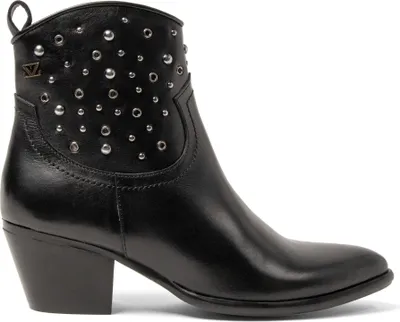 Produktbild von Lazamani Myla Damen Leder-Stiefeletten Black Größe 39