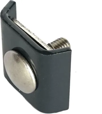 Produktbild von 10x Eckverbinder für Doppelstabmatten Mattenverbinder Zaunverbinder Zaun Klemme Anthrazit (RAL 7016)