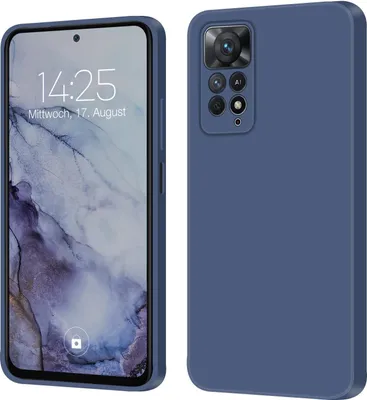 Produktbild von Hülle für Xiaomi Redmi Note 11 Pro Case Cover Bumper Silikon Softgrip Schutzhülle Farbe: Lavendelblau