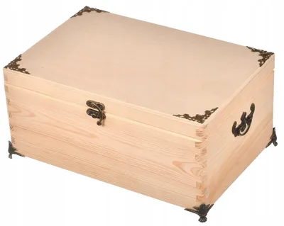 Produktbild von Holzboxen Vintage Holzbox mit Deckel Geschenk