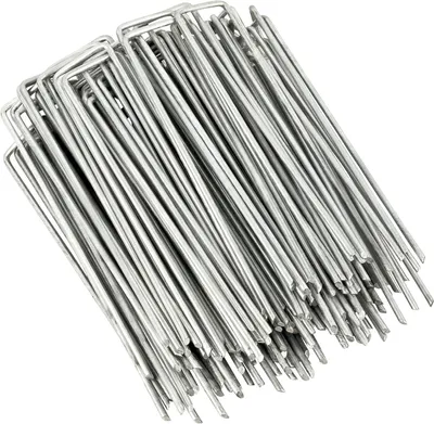 Obrázok produktu pre Sada Haringen – Upevňovacie kolíky – Základňa – Upevnenie – Pozinkovaná nehrdzavejúca oceľ – 50 kusov, 15 cm – strieborná farba