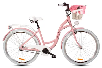 Produktbild von Goetze Style 28 Zoll City Bike, 18 Zoll Tiefeinsteigerrahmen, 3-Gang Shimano Nexus, V-Bremse & Rücktritt, LED-Beleuchtung, Komfortsattel, Rattankorb