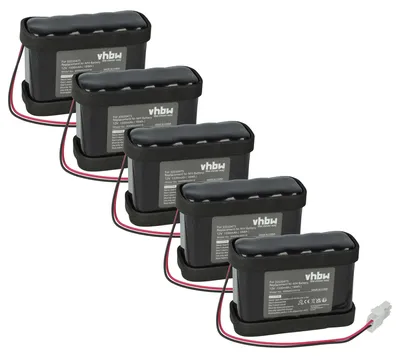 Produktbild von vhbw 5x Akku Ersatz für Besam 33550475, 550473, 45A020BA00004, 738753, 550475 für Schiebetorantrieb Torantrieb Drehtorantrieb (1500 mAh, 12 V, NiMH)