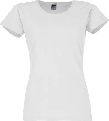 Produktbild von Fruit of the Loom Ladies Original T-Shirt Farbe: weiß Größe: XL