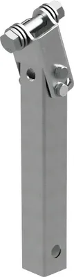 Zdjęcie produktu dla Wspornik kwadratowy z adapterem wspornik zacisku wspornik przyczepy podłodziowej ocynkowany SUPROD, 40x40x310 mm