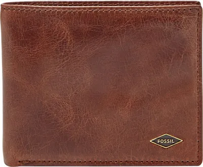 Produktbild von FOSSIL Leder Geldbörse Ryan Bifold with Flip ID RFID Dark Brown braun