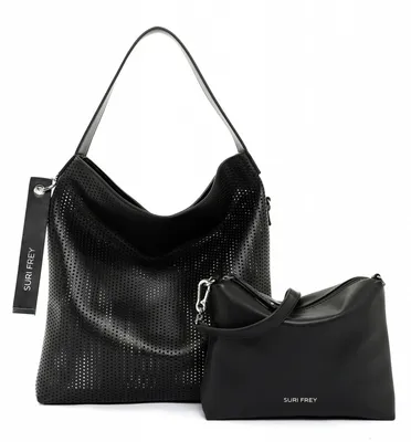 Image de SURI FREY sac à épaule sac à épaule bandoulière Black Label July Hobo Bag Black noir