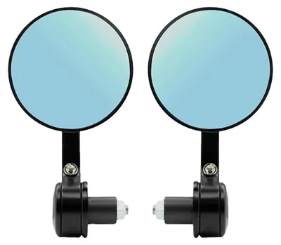 Immagine prodotto di Specchietti retrovisori per motociclette, montaggio universale, regolazione a 360 gradi, colore nero