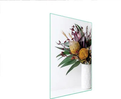 Produktbild von Glasschneidebrett 35x52 Blumen