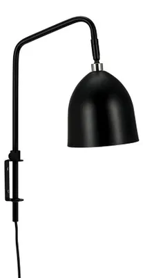 Produktbild von Wandleuchten Wandlampe LED Wandbeleuchtung Leselampe Wohnzimmer Metall Schlafzimmer Easton Schwarz