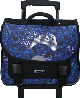 Immagine prodotto di Vadobag Skooter Trolley-Schulrucksack Winning Streak im coolen Gaming-Design Blu Taglia unica