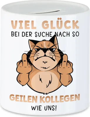 Produktbild von Viel Glück Bei Der Suche Nach So Geilen Kollegen Wie Uns Spardose Arbeit Job Kollege Team Angestellte Kündigung