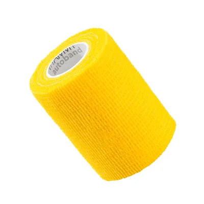 Zdjęcie produktu dla Vitammy Autoband Bandaż samoprzylepny, żółty, 7,5cmx450cm