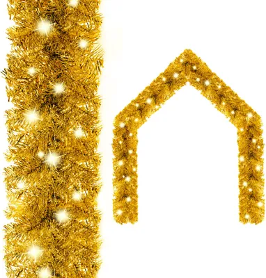 Produktbild von (NEU 2026) Weihnachtsgirlande mit LED 10 m Golden - Weihnachtsgirlanden - 3.68 kg