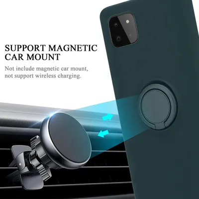 Produktbild von Cadorabo Hülle für Samsung Galaxy A22 5G Schutz Hülle in Grün Handyhülle TPU Etui Case Cover