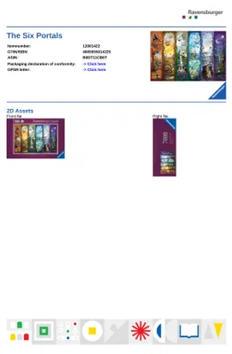 Produktbild von Die sechs Portale Ravensburger 12001422