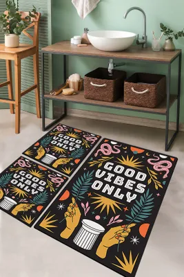 Produktbild von Mijolnir, Snake Trinket, Badematten-Set (3-teilig), Mehrfarbig, 100% POLYESTER, 50 x 60 cm