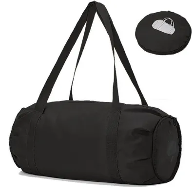 Immagine prodotto di Borsa sportiva pieghevole Ibenzoa® per uomo e donna – borsa da viaggio leggera e impermeabile realizzata in tessuto Oxford a doppio strato, capacità 25 litri (48 x 28 cm), lavabile, peso 150 g, pieghevole fino a 19 x 2,5 cm