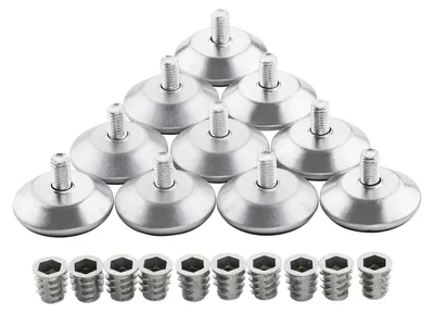 Produktbild von SOTECH Verstellfuß MOBILIA Ø 39 mm M8x14 – inkl. Einschraubmuffe (10er Set)
