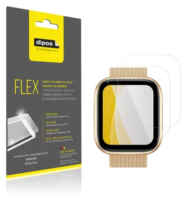 Immagine prodotto di 2x Pellicola protettiva per taopodo P114 Pro, rivestimento al 100%, Protezione dipos Flex