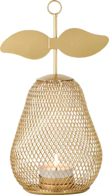 Image de Aesthetic Deko Porte-bougie à chauffe-plat Pear or 23cm