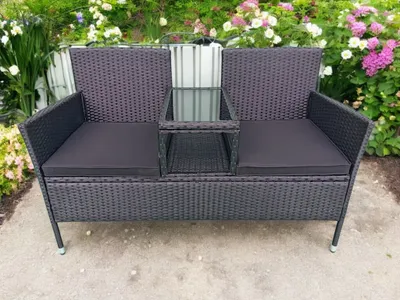 Obrázek produktu pro LOVE balkónový set, černý technoratan