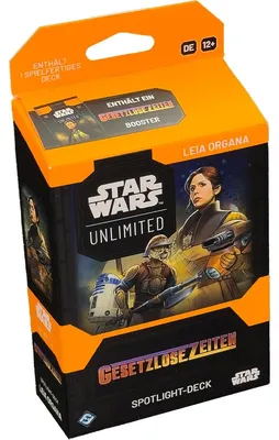 Produktbild von FFG - Star Wars: Unlimited - Gesetzlose Zeiten - Spotlight Deck: Leia Organa - DE