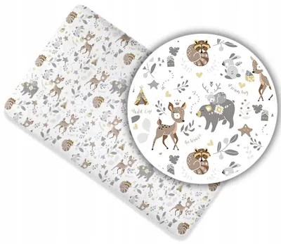 Produktbild von Spannbettlaken 80x160 cm für Kinderbett – 100% Baumwolle –