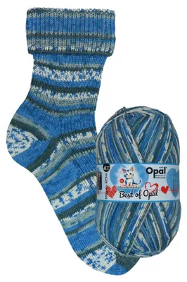 Produktbild von Opal Sockengarn - Meisterwerke Best of Opal - 4-fach Farbe: 1033 Musica