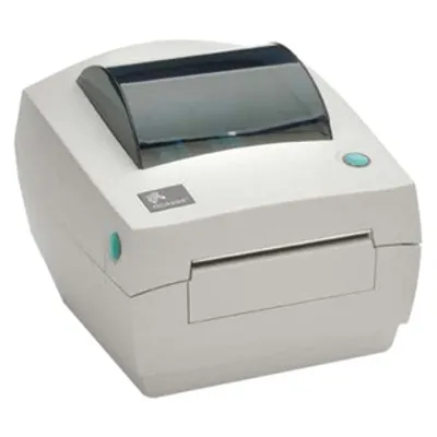 Produktbild von Zebra GC420d, Direkt Wärme/Wärmeübertragung, 203 x 203 DPI, 102 mm/sek, Weiß