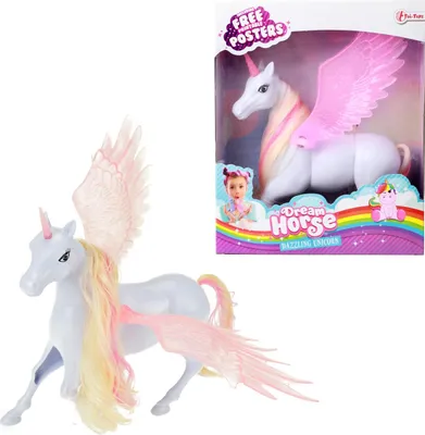 Image de Figurine de jeu licorne Dream Horse avec ailes mobiles