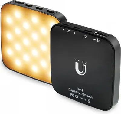 Zdjęcie produktu dla 2. Magnetyczna lampka do telefonu, dwukolorowa, oświetlenie do selfie, kieszonkowa lampka LED, temperatura barw: 2500 K i 8500 K, możliwość regulacji jasności dzięki 42 diodom LED, bateria 300 mAh, zintegrowana z metalowym pierścieniem, klips z przyssawką, kompatybilna z telefonami iPhone 15/14/13/12 oraz telefonami z systemem Android
