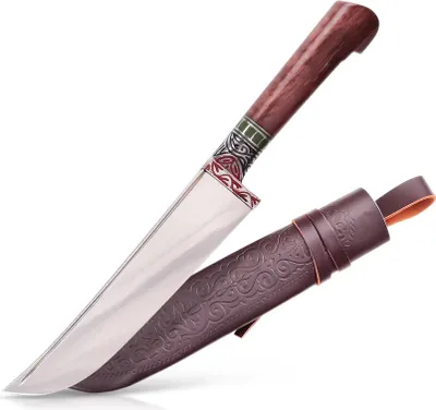 Produktbild von Usbekischer Messer – Pchak, 29 cm Kochmesser Handarbeit Küchenmesser