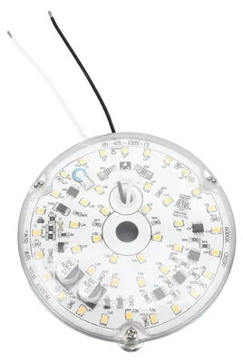 Obrázek produktu pro 3,93palcová náhrada LED světla stropního ventilátoru, profesionální, stmívatelná, 18 W, AC 120 V, 2000 lm, magnetické montážní sady pro bílou barvu 6000 K