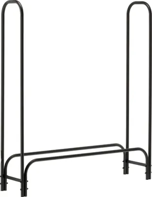 Zdjęcie produktu dla Regał na drewno kominkowe 100 x 25 x 115 cm, stalowy, nośność 200 kg