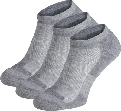 Produktbild von NOMAD® Wandersocken Footie 3er-Pack 35/39 Grau Gepolstert Nahtlos Sneakersocken